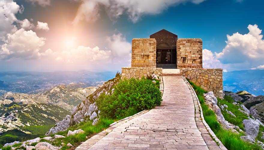 Njegos Mausoleum im Lovcen Nationalpark
