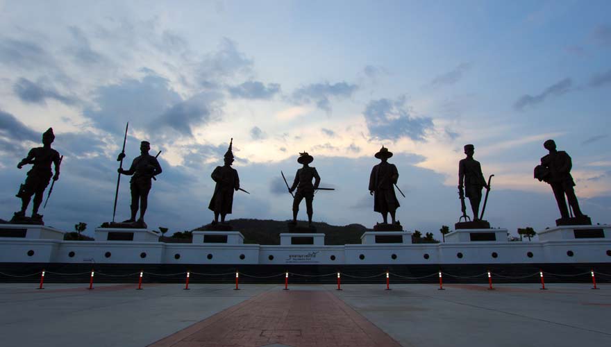 Im Rajabhakti Park werden Thailands Regenten geehrt. Deshalb ist er schon eine tolle Sehenswürdigkeit in Hua Hin