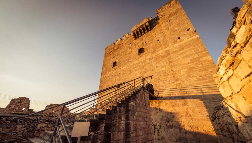 Die Burg Kolossi auf Zypern vermittelt einen guten Eindruck vom Leben zu früheren Zeiten
