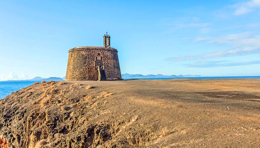 Castillo de las Coloradas in Playa Blanca