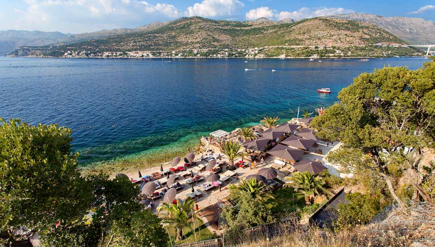 Copacabana Beach auf Lapad bei Dubrovnik