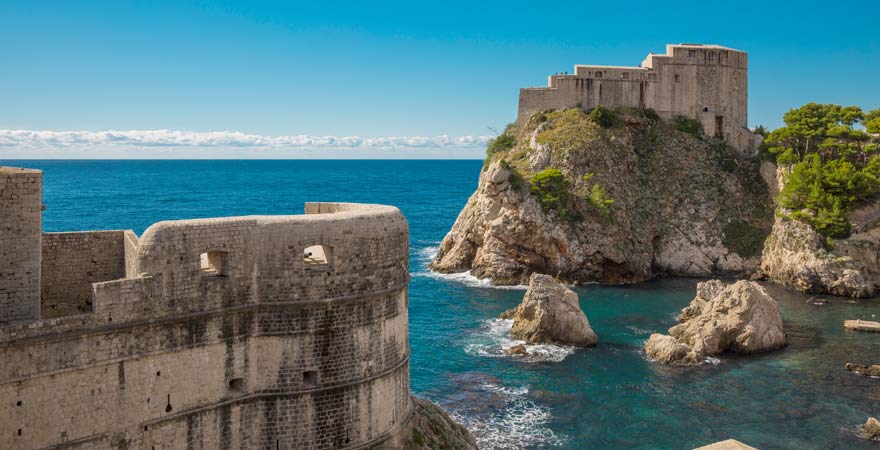 Die Festunf Lovrijenac ist eine wichtige Sehenswürdigkeit in Dubrovnik