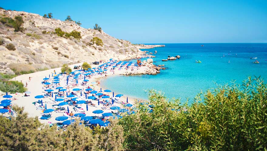 Eine echter Traumstrand auf Zypern: Konnos Beach