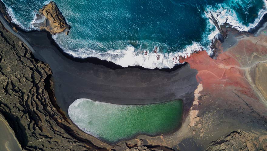 Playa El Golfo - ein spektakulärer Strand auf Lanzarote