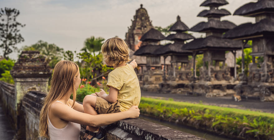 Die Tempelanlage Pura Taman Ayun auf Bali ist sehr sehenswert