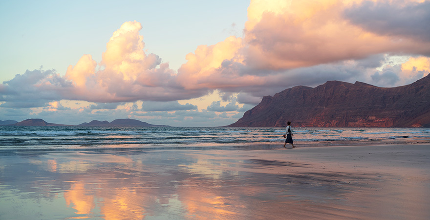weiße Häuser mit Blumen