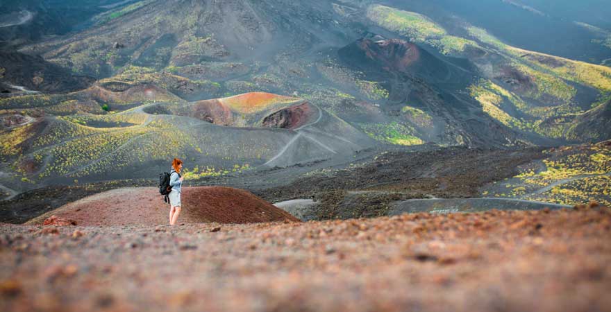 Exkursion auf dem Ätna, Sizilien