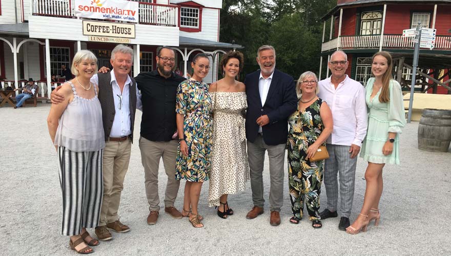 sonnenklar.TV Sommerparty, Harry Wijnvoord mit Familie