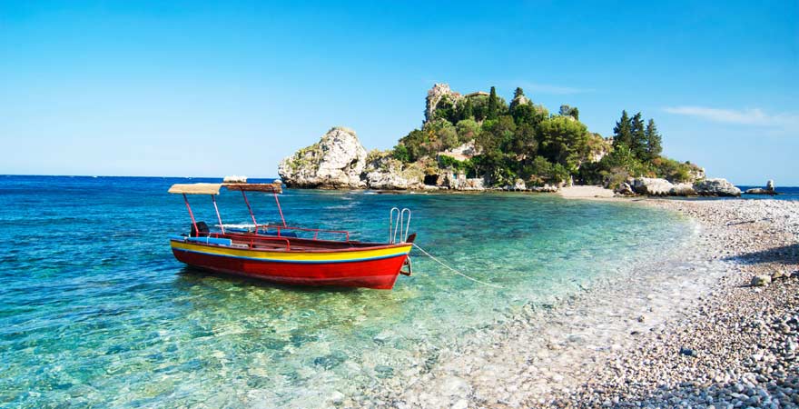 Isola Bella ist eine tolle Sehenswürdigkeit auf Sizilien