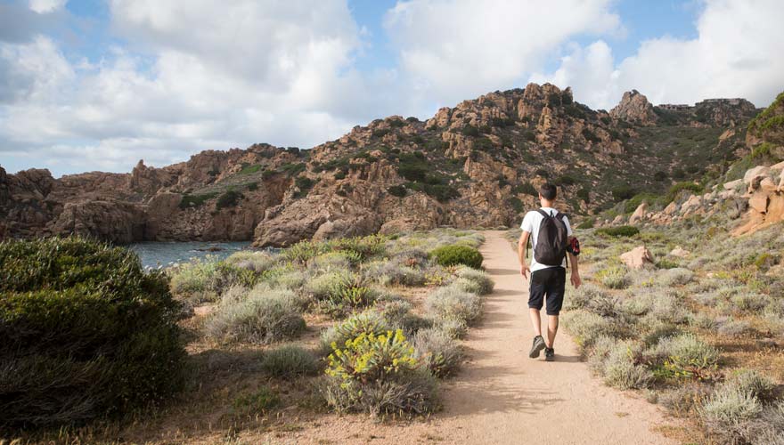 Wanderer auf Sardinien
