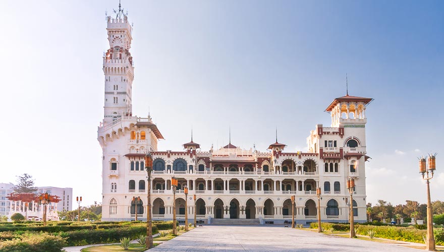 Der Montazah Königspalast in Alexandria