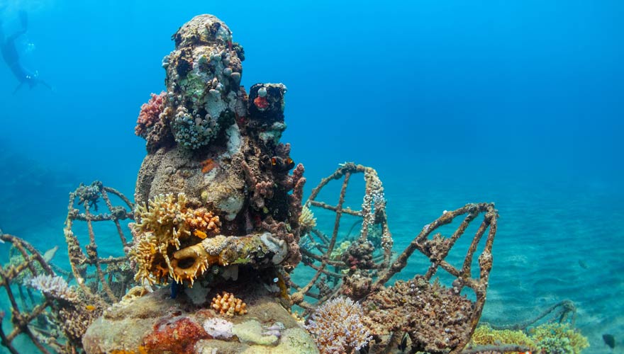 Unterwassertempel von Pemuteran auf Bali