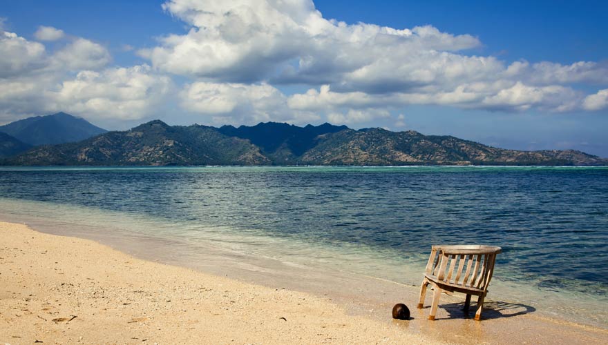 Strand von Gili Air