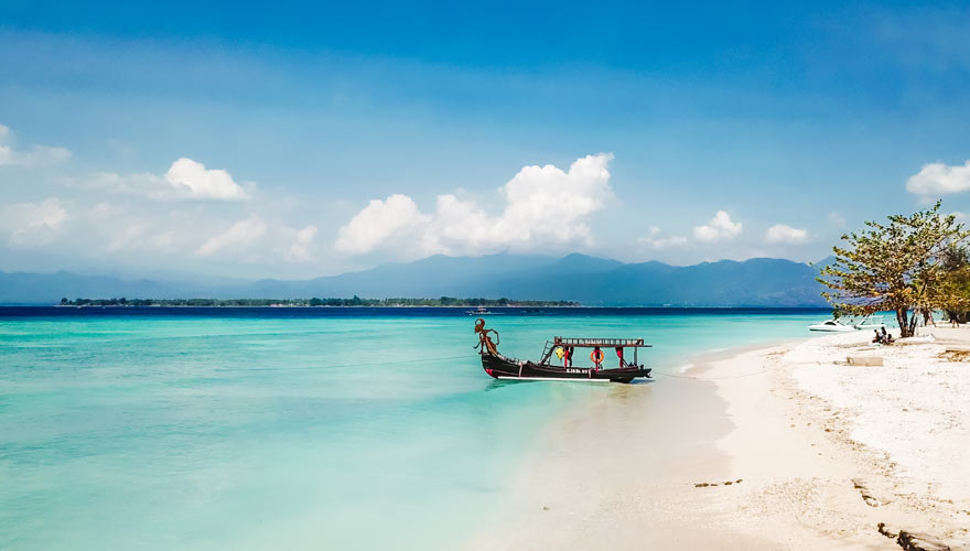Strand von Gili Air