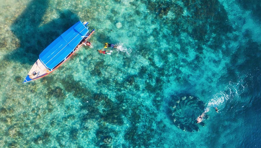 Schnorcheln vor Gili Meno