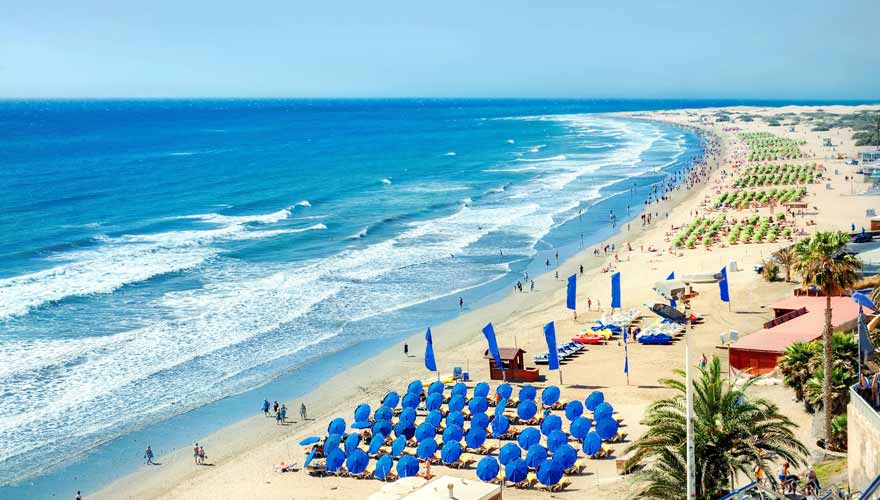 Playa del Ingles auf Gran Canaria