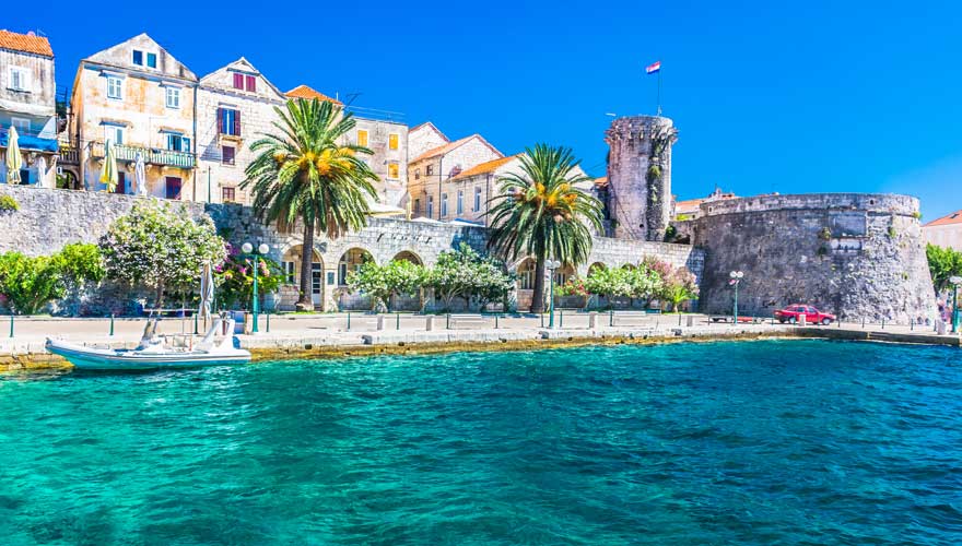 Korcula in Kroatien