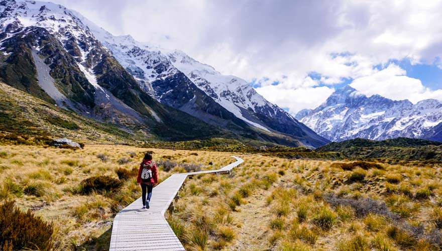 Traumreiseziel Mount Cook Nationalpark in Neuseeland