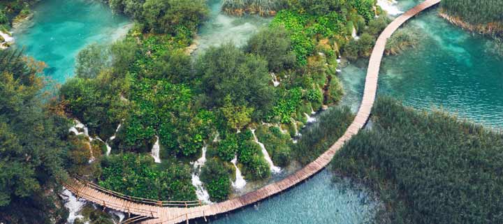 Plitvicer Seen in Kroatien