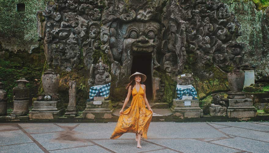 Ubud Sehenswürdigkeit Elefantenhöhle Goa Gajah