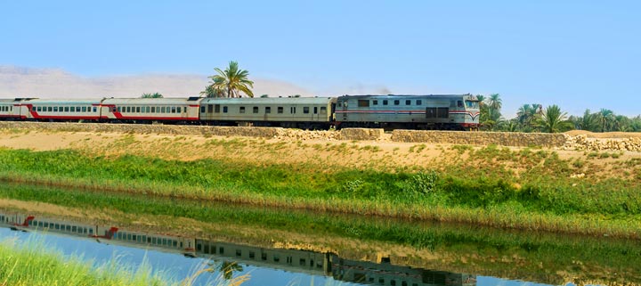 Ägypten per Zug