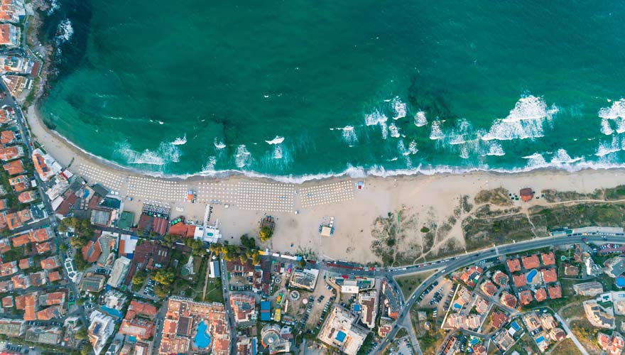 Strand von Sozopol in Bulgarien