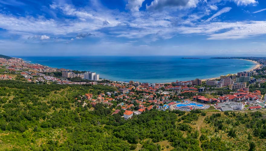 Sveti Vlas in Bulgarien mit Strand