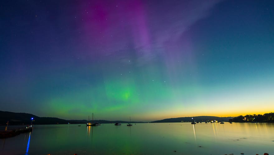 Südlichter in Tasmanien