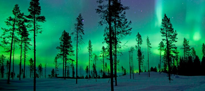 Polarlichter sehen