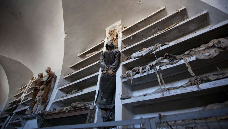 Kapuzinergruft in Palermo - ein echt gruseliger Ort