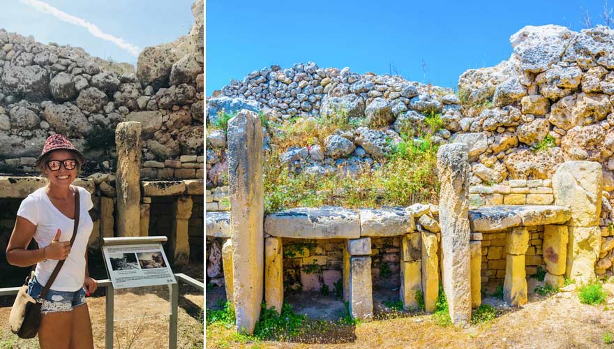 Die Ggantija Tempel auf Gozo sind eine tolle Sehenswürdigkeit