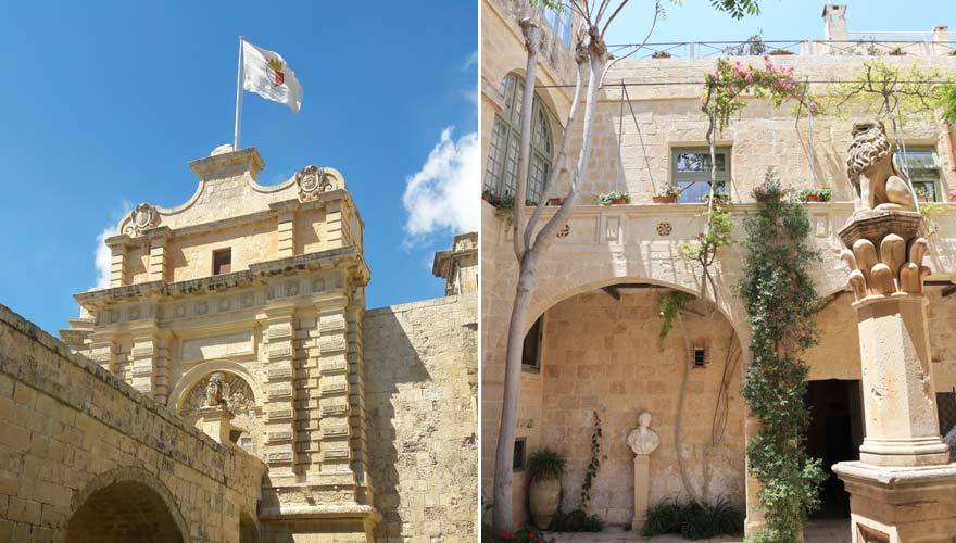 Bilder aus Mdina, Malta