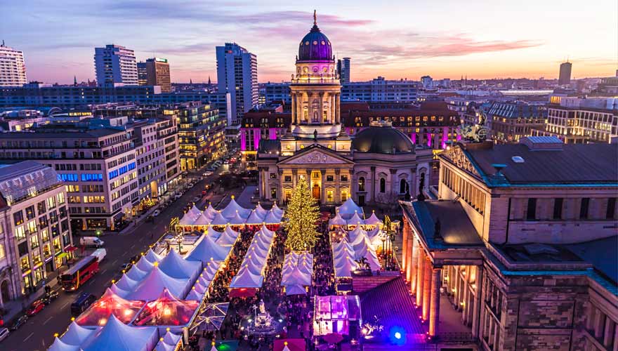 Weihnachtszauber am Gendarmenmarkt in Berlin