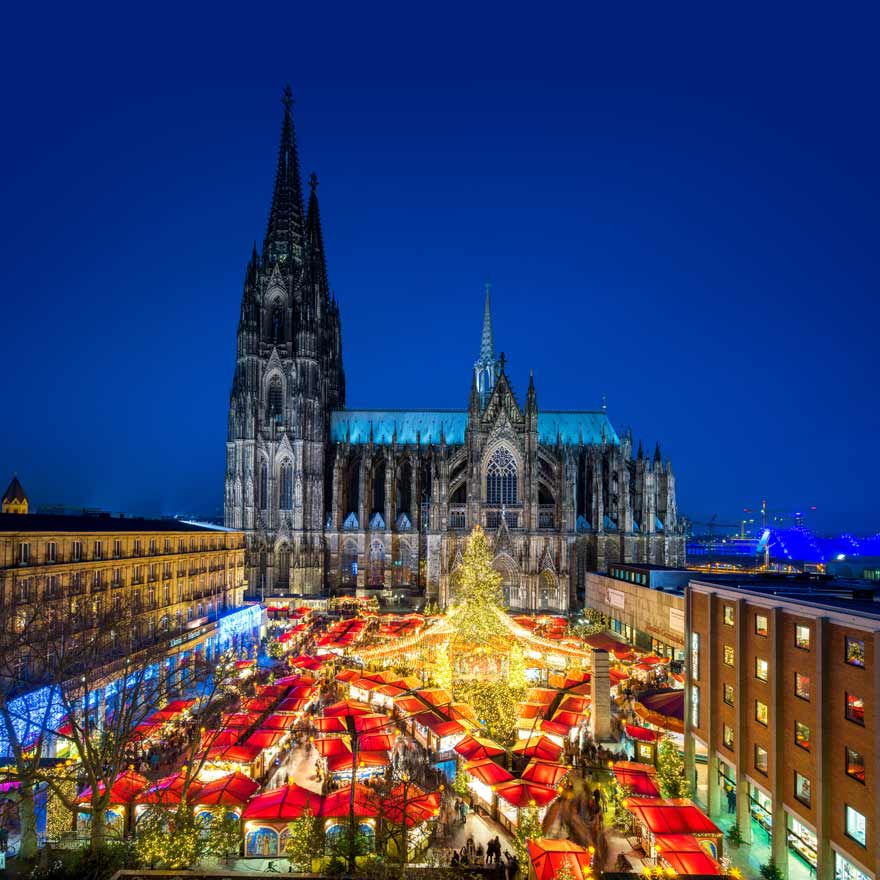 Weihnachtsmarkt am Kölner Dom