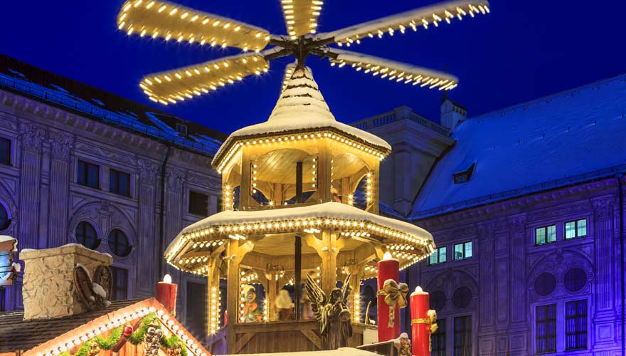 Weihnachtsmarkt in der Residenz München