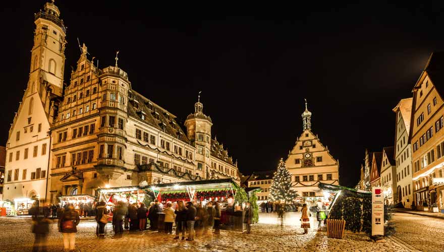 Weihnachtsmarkt in Rothenburg ob der Tauber