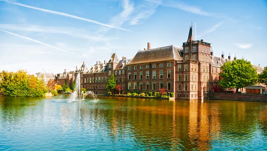 Die Stadt Den Haag in den Niederlanden