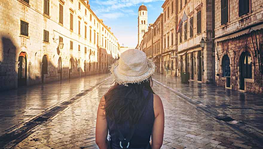 Dubrovnik ist eine schöne europäische Stadt