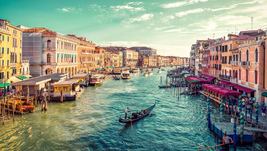 Venedig ist eine schöne Stadt in Europa