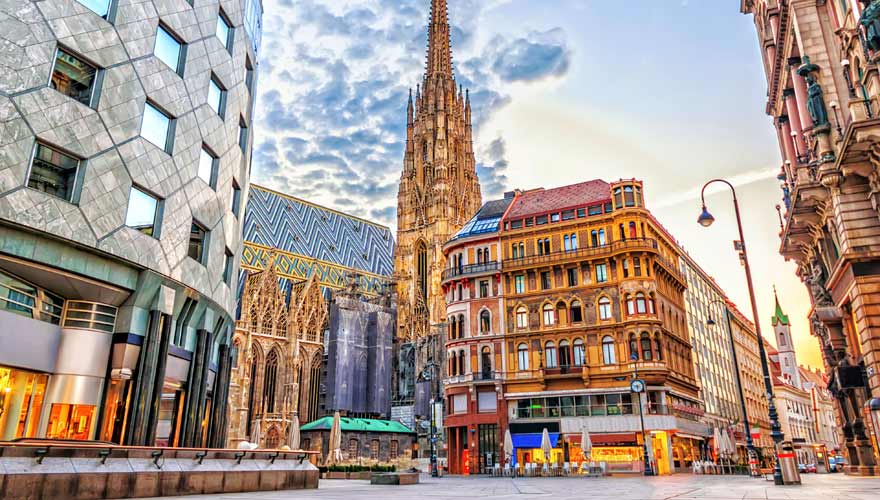Wien ist durch seine kaiserliche Vergangenheit eine der schönsten Städte in Europa