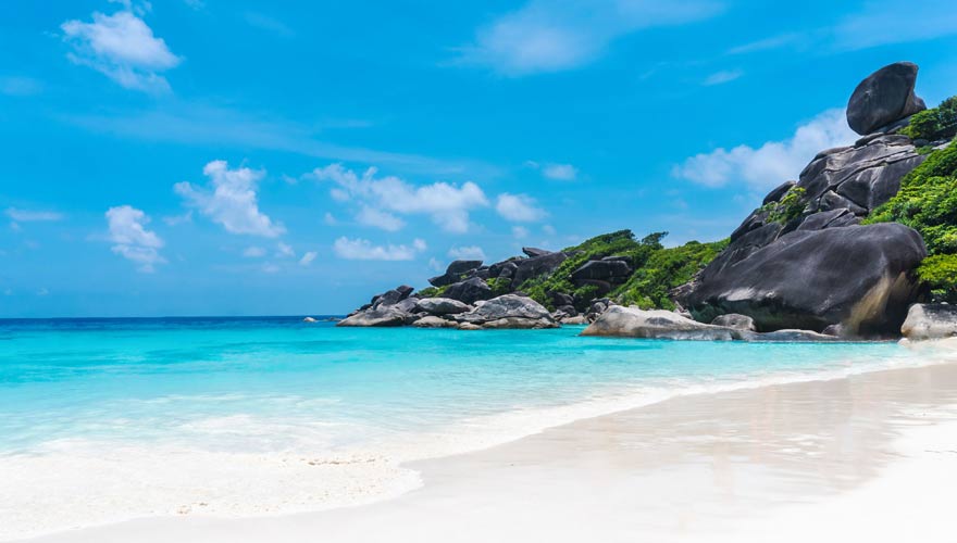 Donald Duck Bay auf Koh Similan ist einer der schönsten Strände Thailands