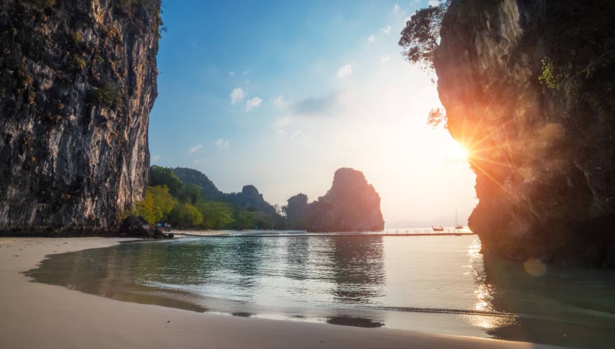 Strand auf Koh Hong in Thailand