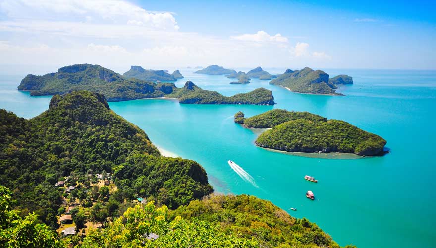 Einen Ausflug von Koh Samui wert ist der Ang Thong Marine Nationalpark