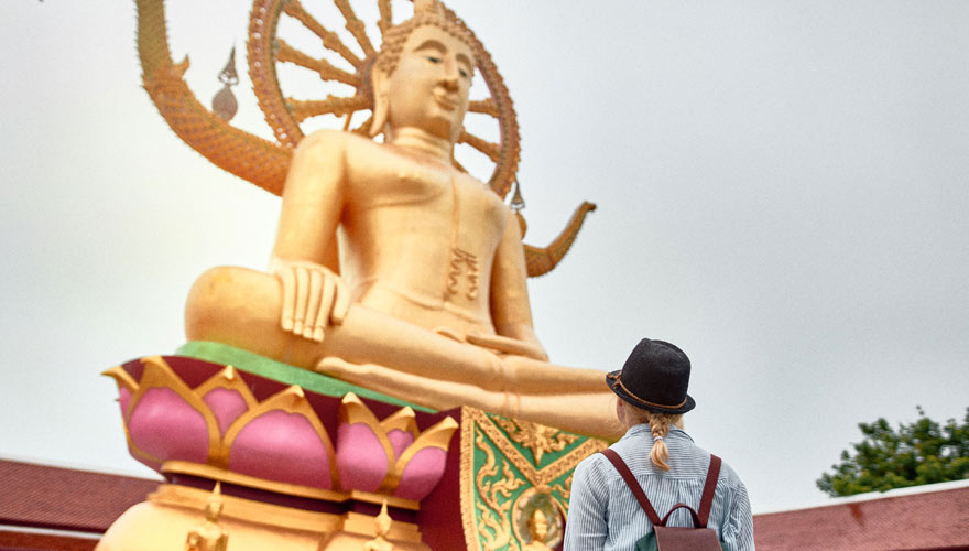 Der Big Buddha ist eine der beliebtesten Sehenswürdigkeiten auf Koh Samui