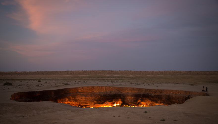 Tor zur Hölle in Turkmenistan