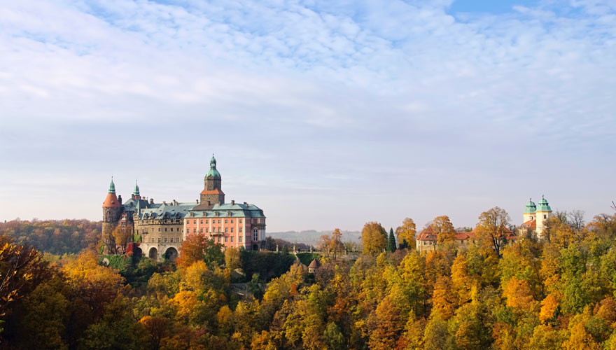 Schloss Fürstenstein in Polen - eine der Top-Sehenswürdigkeiten