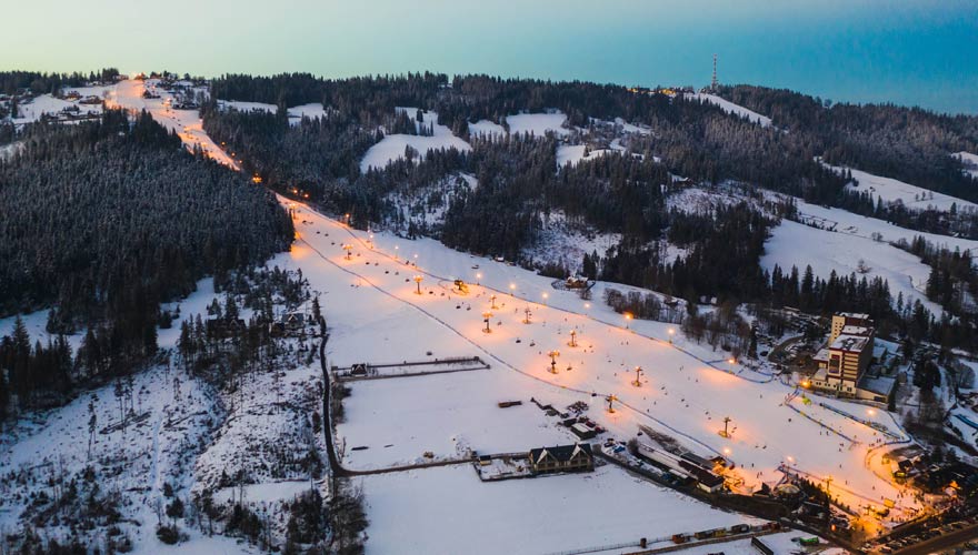 Das Skigebiet Szymoszkowa ist einer von Polens Reisetipps