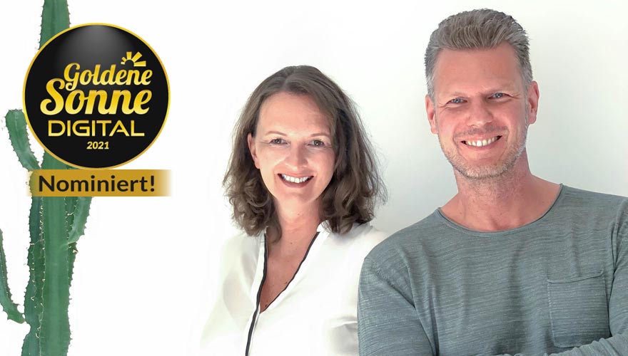 Nominiert für die Goldene Sonne Digital: 180gradsalon.de