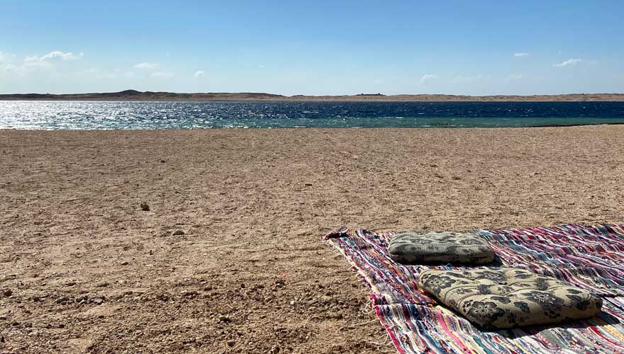 Beduinencamp an der Marsa Bareika im Ras Mohammed Nationalpark