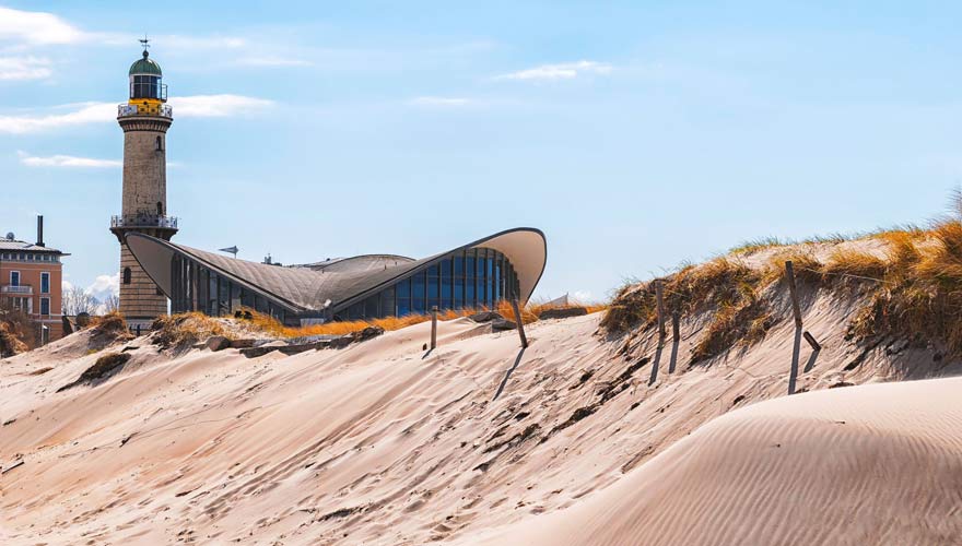 Der Leuchtturm von Warnemünde